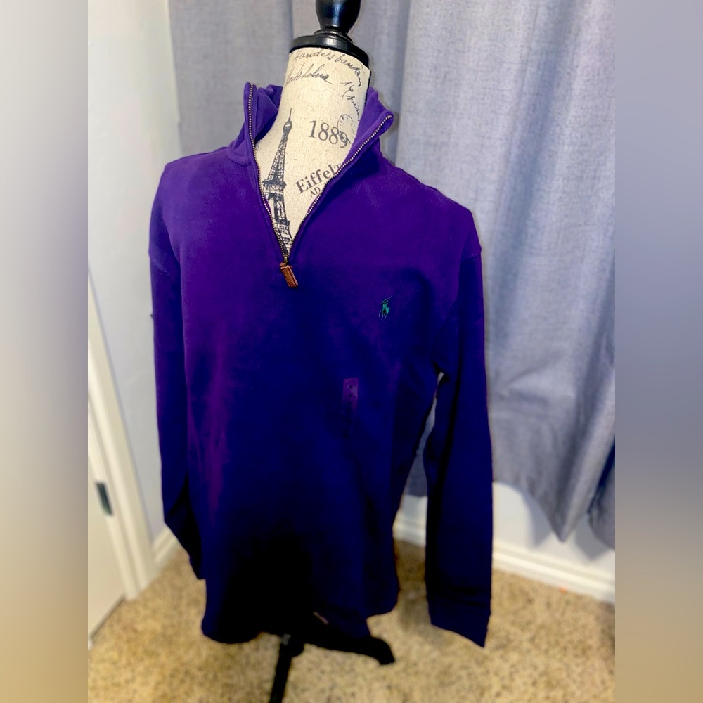 Men’s Estate-Rib  Quarter Zip Pullover Sweater.